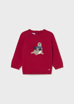 Baby Boy Red Walrus Jumper