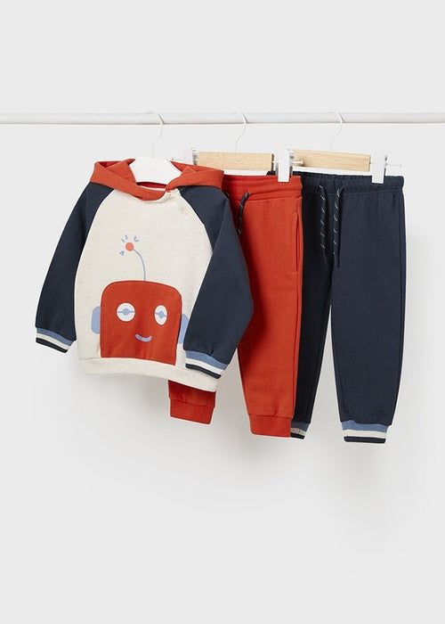 Baby Boy Robot Tracksuit Set with 2 Pants (Mayoral)