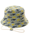 Baby Boy Shark Print Sun Hat