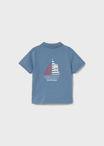 Baby Boy Short Sleeve Polo Shirt - Sailor Design