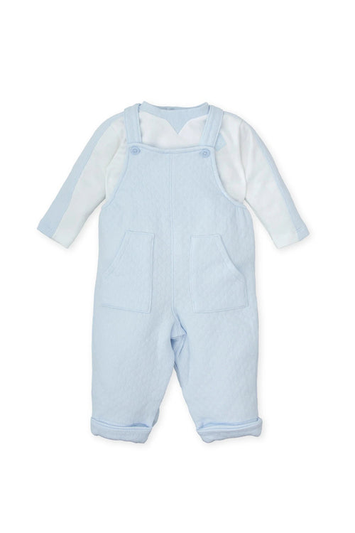 Baby Boy Sky Blue 2 - Piece Dungaree Set (Tutto Piccolo)