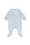 Baby Boy Sky Blue Babygrow (Tutto Piccolo)