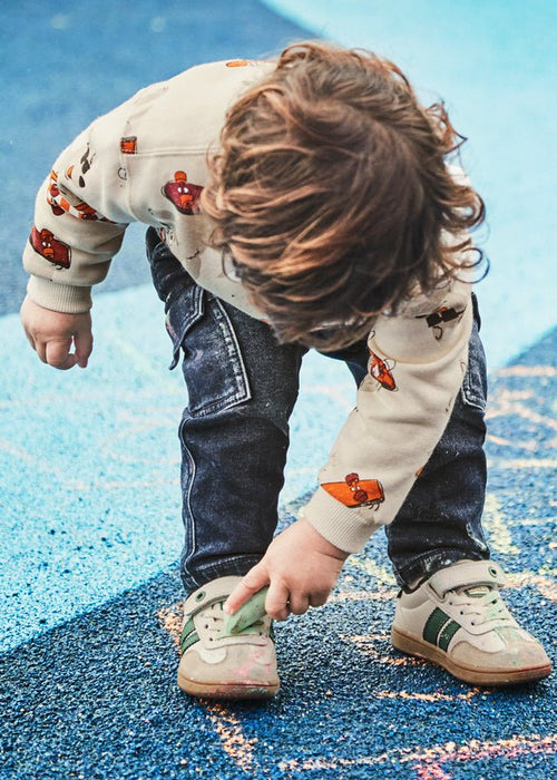 Baby Boy Soft Denim Cargo Pants