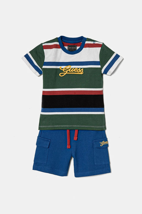 Baby Boy Stripe T-Shirt & Shorts Set