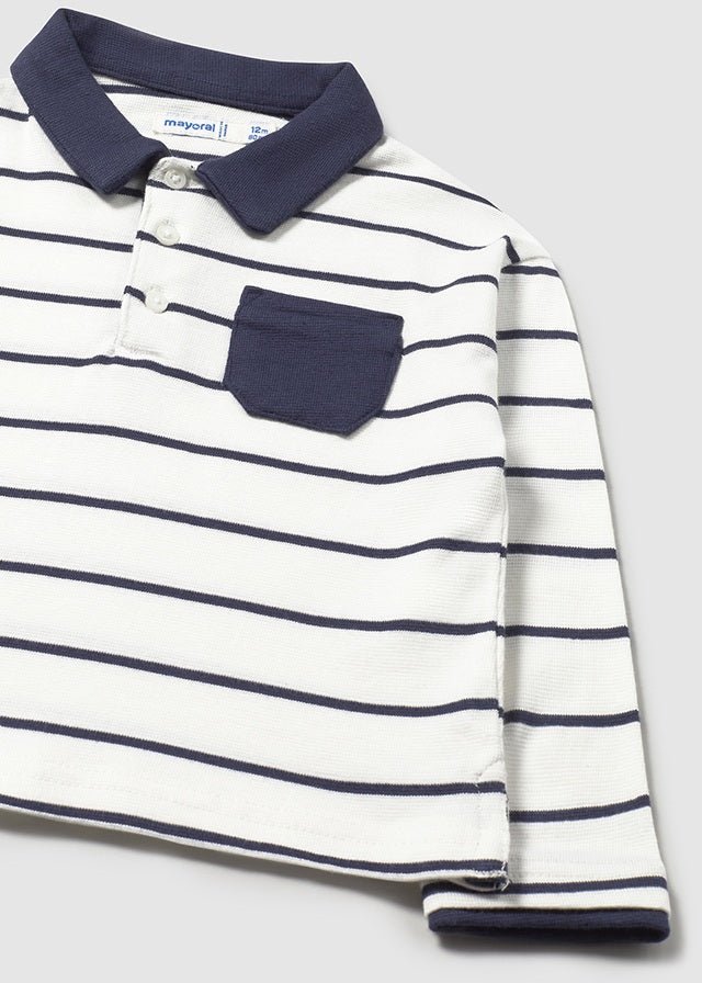 Baby Boy Striped Polo Shirt
