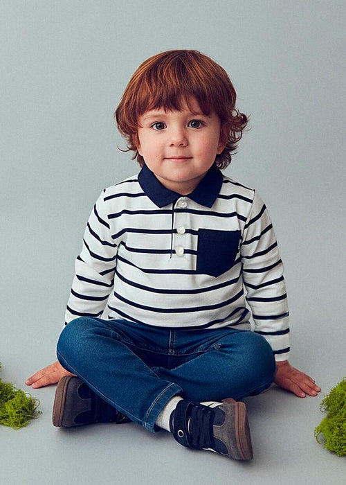 Baby Boy Striped Polo Shirt