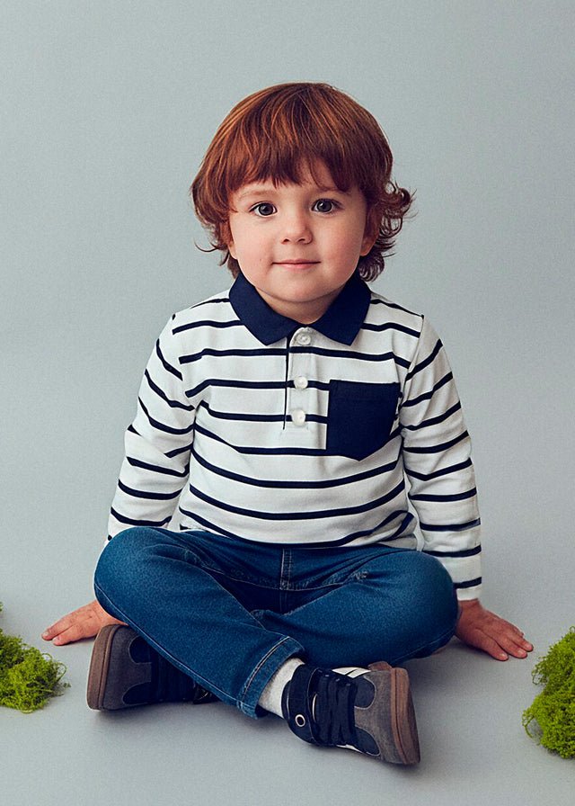 Baby Boy Striped Polo Shirt