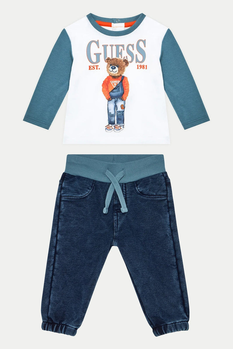 Baby Boy T-Shirt & Denim Pants Set