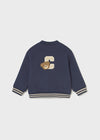 Baby Boy Teddy Bear Baseball Jacket