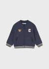 Baby Boy Teddy Bear Baseball Jacket