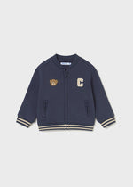 Baby Boy Teddy Bear Baseball Jacket