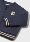 Baby Boy Teddy Bear Baseball Jacket