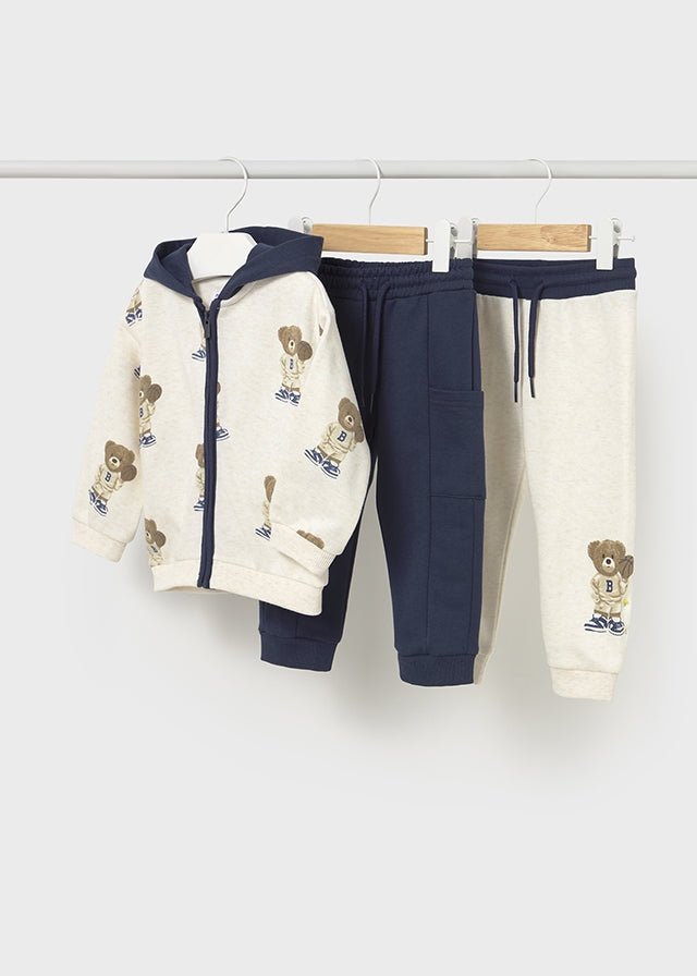Baby Boy Teddy Bear Tracksuit Set