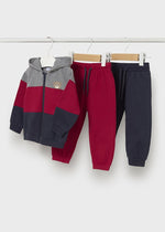 Baby Boy Three - Piece Teddy Tracksuit Set