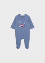 Baby Boy Tractor Print Babygrow (sold separately)(Mayoral)