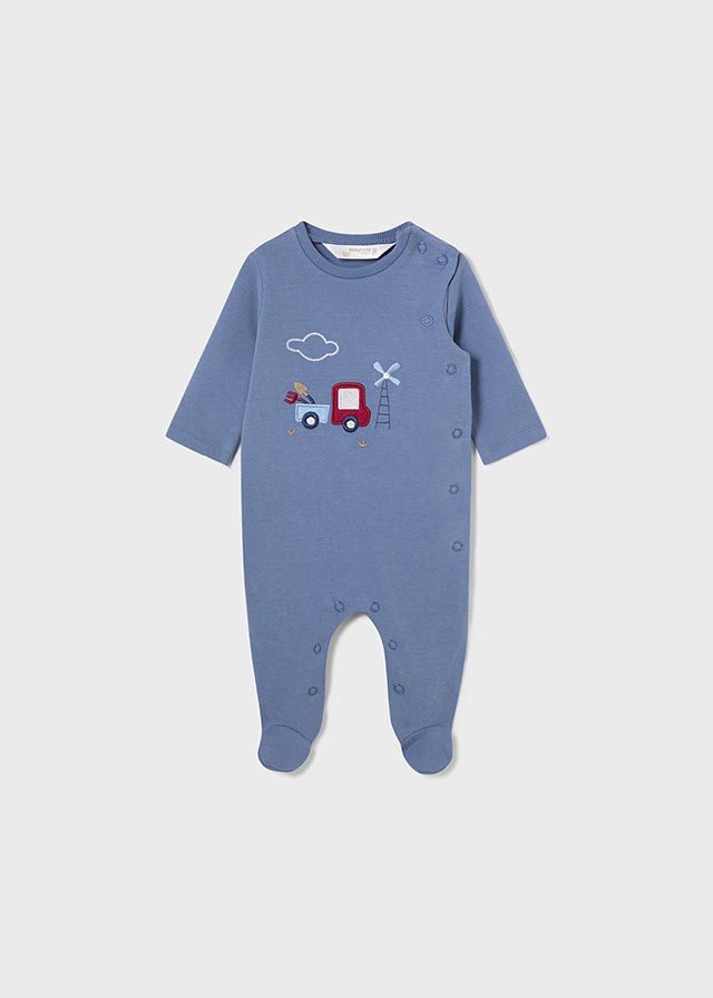 Baby Boy Tractor Print Babygrow (sold separately)(Mayoral)