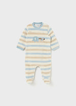 Baby Boy Velour Babygrow (sold separately) (mayoral)