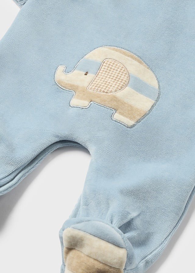 Baby Boy Velour Babygrow (sold separately) (mayoral)