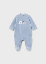 Baby Boy Velour Babygrow (sold separately) (mayoral)