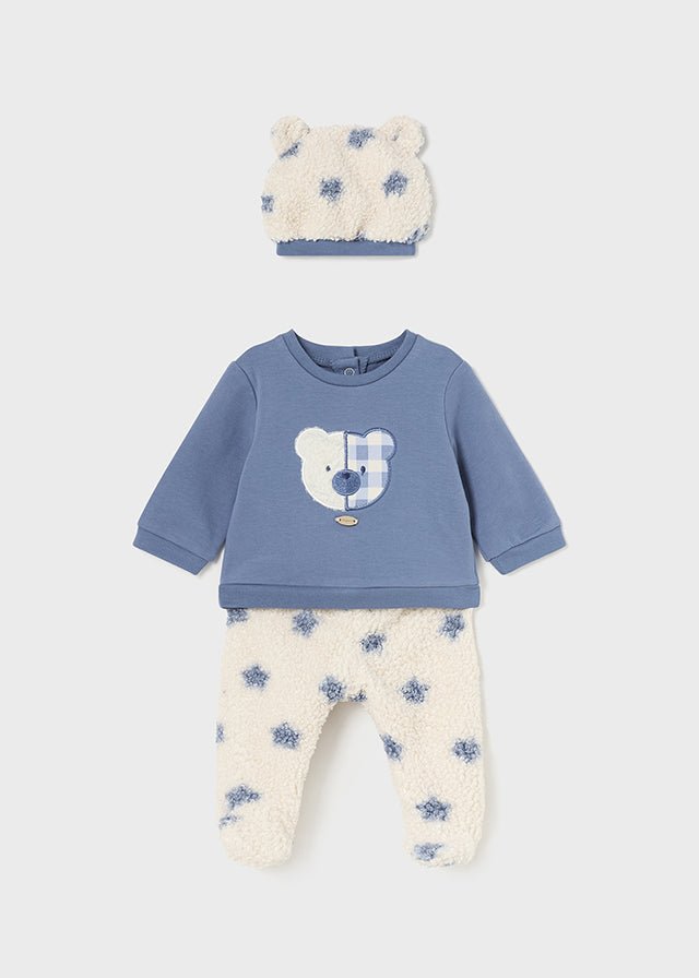 Baby Boys' 3 - Piece Set with Bear Design (Mayoral)