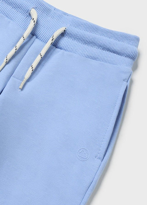 Baby Boys' Basic Cuffed Fleece Trousers Blue (Mayoral)