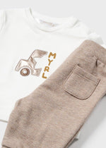 Baby Boy's Beige & Cream 3 - Piece Tracksuit (Mayoral)