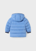 Baby Boys Blue Hooded Puffer Coat (mayoral)