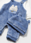 Baby Boys Blue Romper & Hat Set (Mayoral)