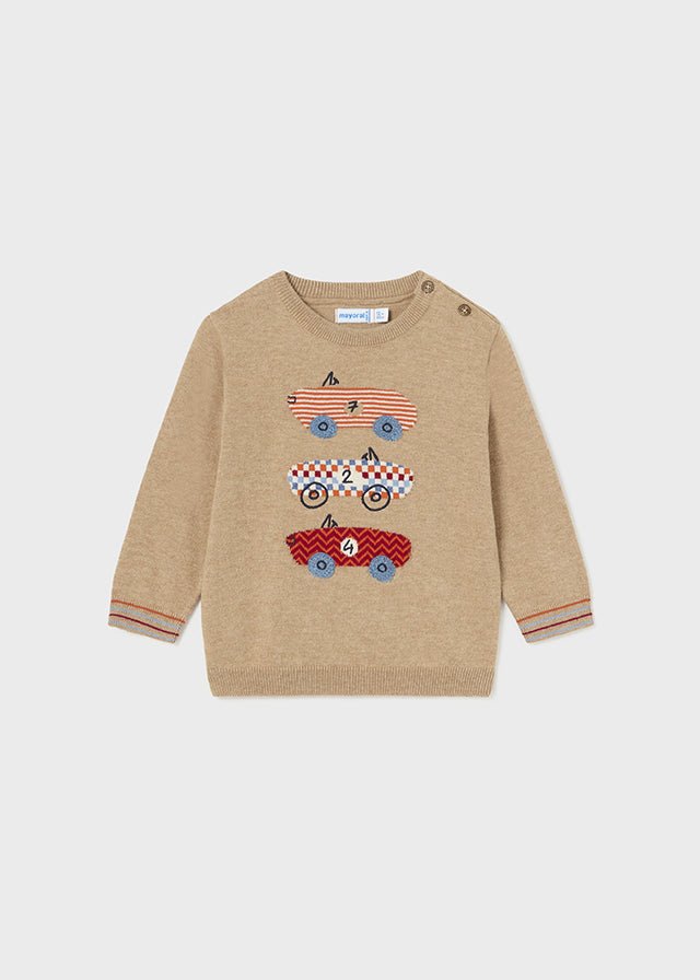 Boys beige sweater best sale