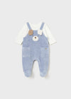 Baby Boys' Corduroy Teddy Bear Babygrow (Mayoral)