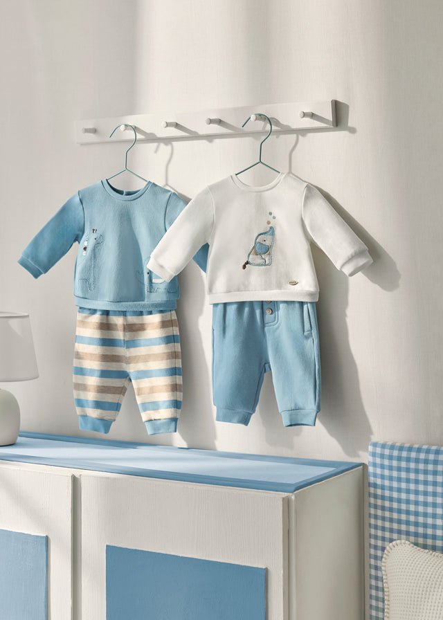 Baby Boys' Cream & Blue Outfit Set (sold separately) (Mayoral)