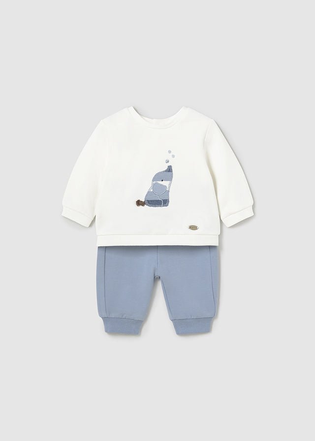 Baby Boys' Cream & Blue Outfit Set (Sold separately) (Mayoral)