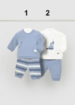 Baby Boys' Cream & Blue Outfit Set (Sold separately) (Mayoral)