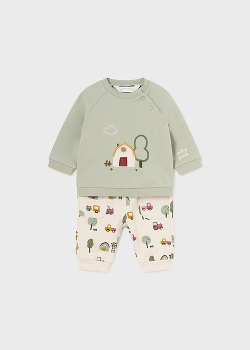 Baby Boys' Green & Cream Farm Outfit Set (sold separately) (Mayoral)