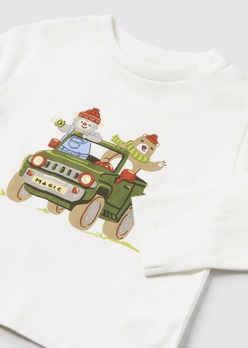 Baby Boys' Long Sleeve T - Shirt with Car Print (mayoral)