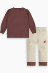 + Baby Boys' Long Sleeve Tee & Cargo Pants Set