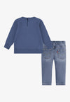 Baby Boys' Mountain Sweatshirt & Jeans Set