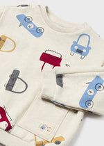 Baby Boys' Printed Jumper - Multicolor Vehicles (mayoral)