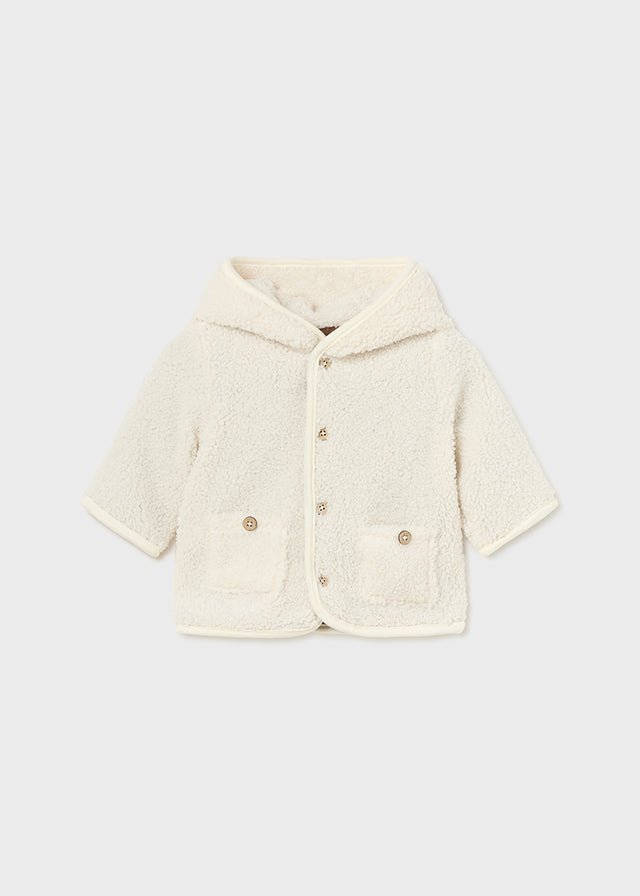 Baby Boys' Reversible Shearling Coat