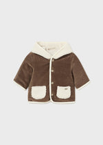 Baby Boys' Reversible Shearling Coat