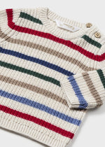 Baby Boys' Striped Cotton Jumper (mayoral)