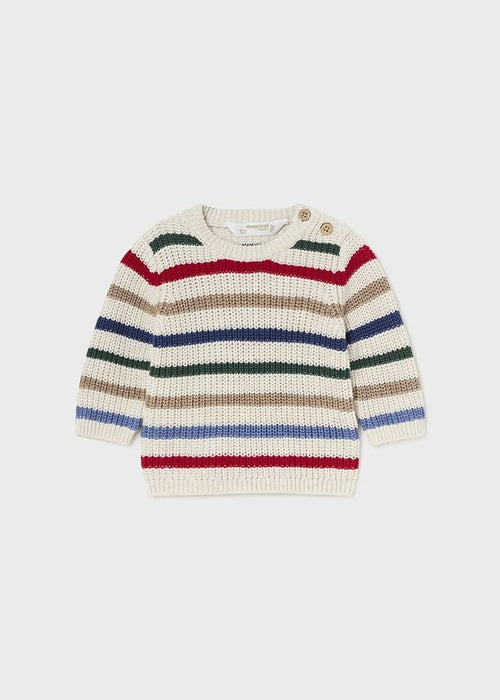 Baby Boys' Striped Cotton Jumper (mayoral)