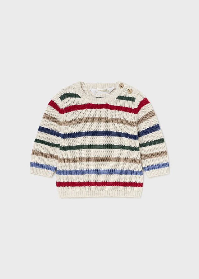 Baby Boys' Striped Cotton Jumper (mayoral)