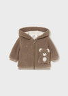 Baby Boys' Teddy Bear Lined Hoodie - Brown (mayoral)