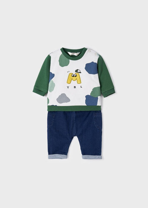 Baby Boys Two - Piece Trousers and Top Set (Mayoral)