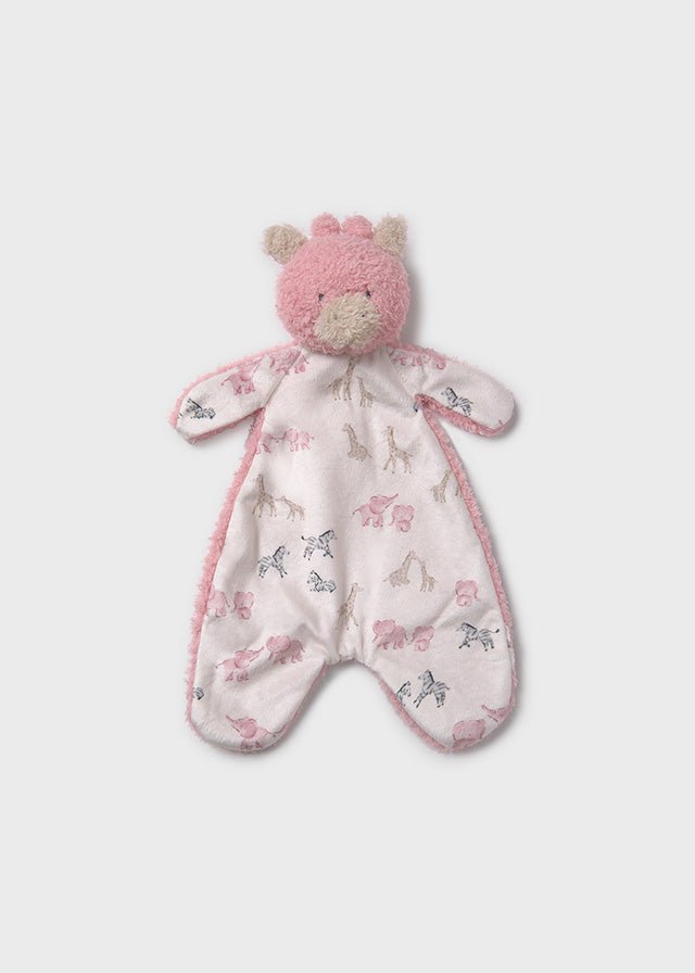 Baby Giraffe Comforter with Dummy Holder