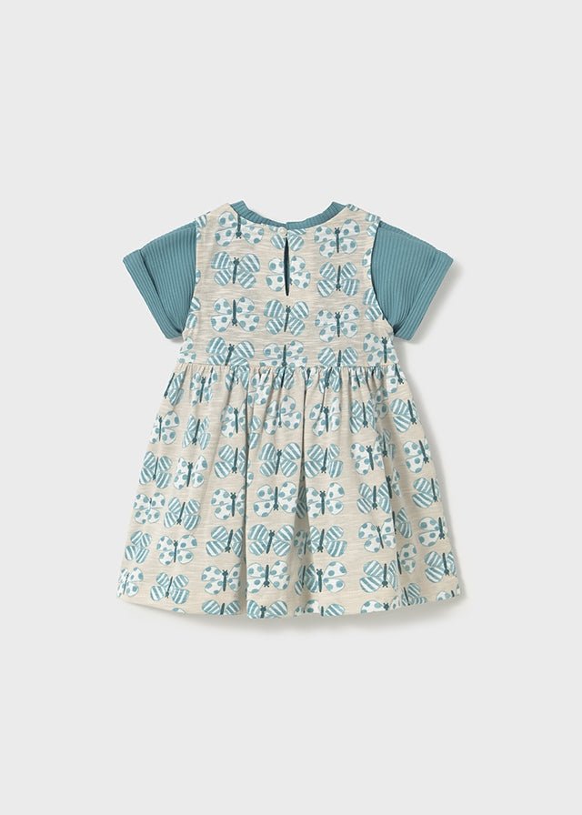 Baby Girl 2 - Piece Butterfly Print Dress Set