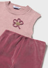 Baby Girl 3 - Piece Outfit with Flower Vest