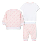 Baby Girl 3 - Piece Pink Outfit Set