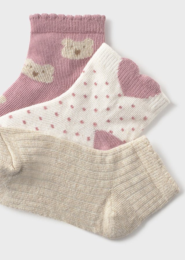 Baby Girl 3 - Piece Socks Set